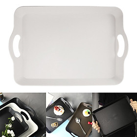 Nordic Style Serving Tray Dishes Platter for Living Room Toilet Decoration Black