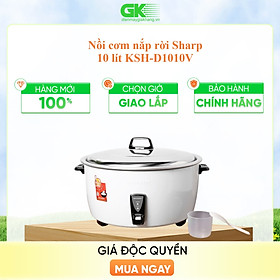 Mua Nồi Cơm Điện Nắp Rời Sharp KSH-D1010V (Trắng) - Hàng chính hãng