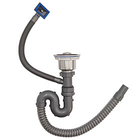 Mua Bộ xả chậu rửa chén 1 hộc  kèm rốn xả Inox 110mm Eurolife EL-BXC 03 (Xám)