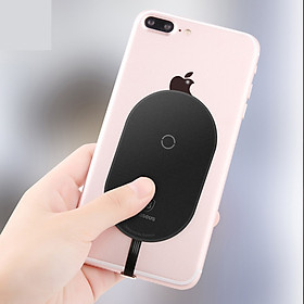 Baseus Wireless Charge Receiver dùng cho các bộ sạc không dây (Type C/ Lightning/ Micro USB - Cuộn cảm ứng từ) - Hàng Chính Hãng