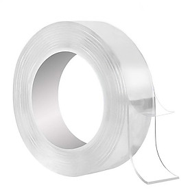 Cuộn băng keo trong suốt KG10 đa năng dán siêu dính trên mọi bề mặt, keo nano 2 mặt chống thấm tiện lợi dài 3cmx5m - Dài 3m