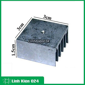 Tản Nhiệt Nhôm 3x3x1.5cm (Tản Nhiệt 2003, Tản Nhiệt 2030)