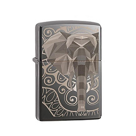 Bật Lửa Zippo 49074 – Zippo Elephant Fancy Fill Design Black Ice