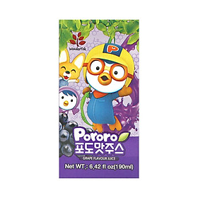 Nước ép trái cây Pororo vị Nho 190ml