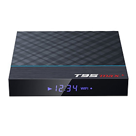 T95 MAX Plus Smart TV Box Android 9.0 S905X3 64 Bit 2.4G+5G Dual-band WiFi UHD 8K VP9 H.265