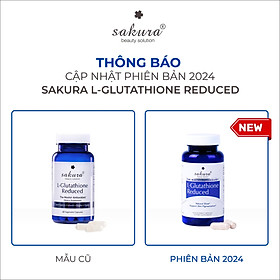 Viên uống trắng da Sakura L-Glutathione Reduced (60 viên)