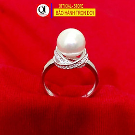 Nhẫn nữ bạc chất liệu bạc ta trang sức Bạc Quang Thản – QTNU64