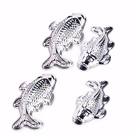 Bộ 4 Khuôn Cá Chép Đổ Rau Câu, Cơm, Xôi, Bánh Trung Thu Cao Cấp - 4khuoncachep