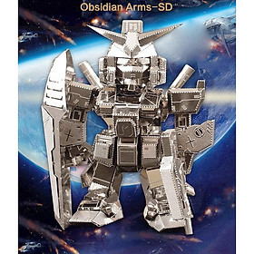 Mô Hình Lắp Ráp Kim Loại 3D Obsidian Arms chibi