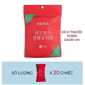 Khăn nén du lịch, túi 20 chiếc khăn nén Hàn Quốc, khăn giấy nén dẻo dai, an toàn với da, nhỏ gọn, thấm hút tốt
