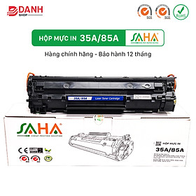 Hộp mực in SAHA 35A/36A/85A cho máy in HP, Canon - Hàng chính hãng