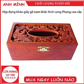 Mua Hộp đựng giấy ăn gỗ cao cấp sang trọng - dụng cụ gia đình Anh Minh