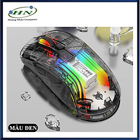 Mua Chuột không dây XUNFOX XYH20 3 chế độ kết nối với thiết kế trong suốt mới lạ kèm theo nhiều chế độ đèn led RGB - HN - HÀNG CHÍNH HÃNG