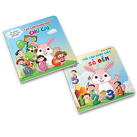 Sách Song Ngữ Thỏ Con Nhận Biết Chữ Cái và Số đếm
