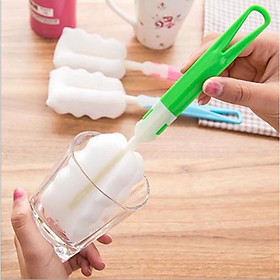 Mua Cây cọ rửa bình giữ nhiệt chuyên dụng đầu mút tạo bọt chống trầy có móc treo- Cọ rửa bình sữa   ly cốc   chai lọ đa năng