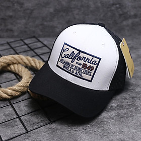 Nón kết, mũ lưỡi trai Cali vải kaki phối lưới form đứng chuẩn thời trang đường phố cao cấp