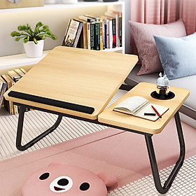Mua Bàn làm việc di động ngồi giường di động - Bàn học sinh đa năng (kt 55x32x25cm)