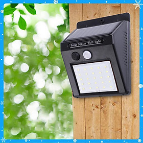 Mua Đèn Led Chiếu Sáng Chống Nước Năng Lượng Mặt Trời Có Cảm Biến Chuyển Động 20 LED - Hàng Chất Lượng