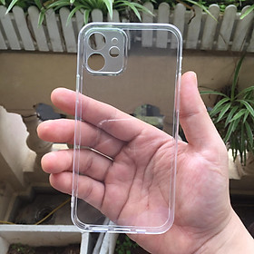 Ốp lưng silicon Gor cho Apple iPhone 12 6.1 inch siêu mỏng, có gờ bảo vệ camera- Hàng nhập khẩu