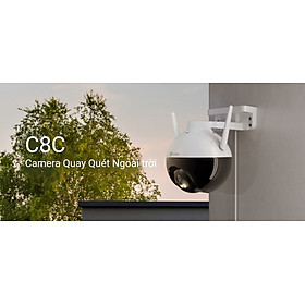 Mua Camera Wifi Ezviz CS-C8C 2MP - Quay 360 Độ  Trang Bị Âm Thanh Mono  Chống Bụi Bẩn IP66  Chống Ngược Sáng Kỹ Thuật Số - Chính Hãng - Bảo Hành 24 Tháng