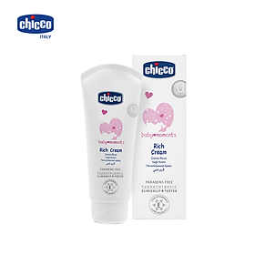 Kem dưỡng ẩm cho bé chứa Omega và vitamin E Chicco 100ml