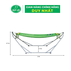 VÕNG XẾP DUY LỢI THÉP - CỠ LỚN (QUÀ TẶNG 10 MÓC ÁO KÉP NHỰA CAO CẤP DUY LỢI)