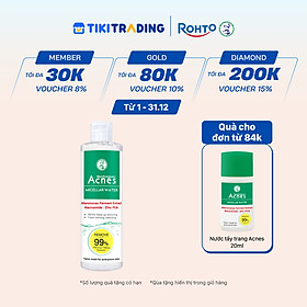 Nước tẩy trang cho da mụn Acnes Micellar Water 200ml