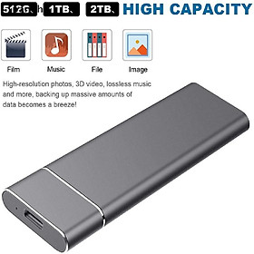 Ổ Cứng SSD Type C USB 3.1 SSD 2022 Di Động Tiện Dụng - Red