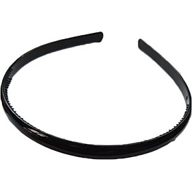 Bờm nhựa đen trơn nam nữ