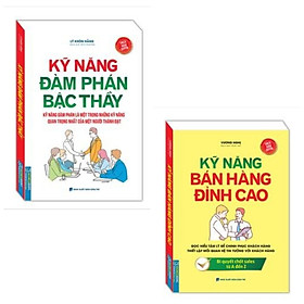 Nơi bán Combo kĩ năng làm kinh tế tài ba: Businessbooks - Kỹ Năng Đàm Phán Bậc Thầy + Businessbooks - Kỹ Năng Bán Hàng Đỉnh Cao ( Bí quyết bán hàng và chốt sales) - Giá Từ -1đ