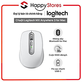 Chuột Logitech không dây MX Anywhere 3 for Mac - HÀNG CHÍNH HÃNG