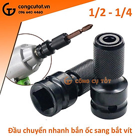 Đầu Chuyển Bulong 1/2 Sang Bắn Vít Lục Giác