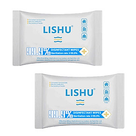 2 Bags Alcohol Wet Wipe Pad Tissue Disinfection Wiper Sheet
