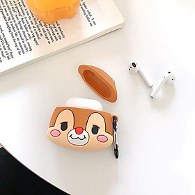 Mua Case Silicon dành cho Airpods Hình SÓC NÂU ALVIN