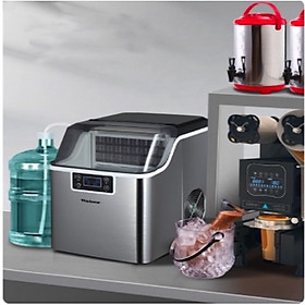 Mua Máy làm đá viên tinh khiết 30kg/ngày tự động hút nước từ bình bê bên ngoài
