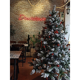 Mua Cây thông noel phủ tuyết - Tán dày và đẹp  cây thông chắc chắn và dể tháo lắp