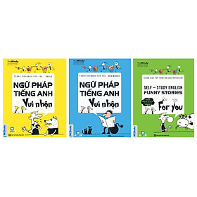 Combo 3 Cuốn: Ngữ Pháp Tiếng Anh Vui Nhộn (Basic + Beginners) Và Tự Học Giao Tiếp Tiếng Anh Qua Truyện Cười (Tặng Flashcard 360 Động Từ Bất Quy Tắc Trong Tiếng Anh Từ A - Z)