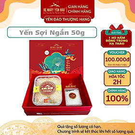 [TOP SALES] Yến Khánh Hòa - Yến Sợi Ngắn [Hộp 50g] - Đệ Nhất Yến Đảo -  Bồi Bổ Sức Khỏe - Phục Hồi Chức Năng Phổi - Phụ Nử Sau Sinh - Đẹp Da - Chống Lão Hóa - Kéo Dài Thanh Xuân - Hỗ Trợ Điều Trị Ung Thư -Tăng Cường Sinh Lý -Trí Nhớ - Cải Thiện Giấc Ngủ