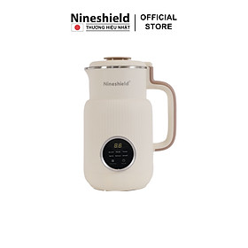 Máy Xay Sữa Hạt Nineshield KB108 Xay Nấu Đa Năng Các Loại Hạt Siêu Nhuyễn Mịn, 8 Chế Độ Nấu, Dễ Vệ Sinh - Bảo hành 1 năm - Màu Trắng Sữa