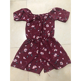 Váy đầm voan hoa nhí kiểu ngắn dáng xòe dự tiệc, dạo phố (real shot)