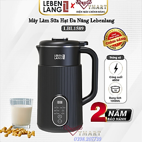 Mua Máy Làm Sữa Hạt Lebenlang LBL1589 Dung Tích 1000ml 750W - Hàng Chính Hãng