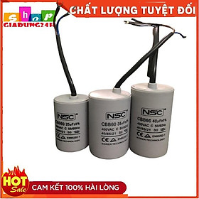 Mua Tụ điện máy bơm nước NSC cho các loại mô tơ - Thông số : 20uf  35uf  40uf  50uf-Giadung24h