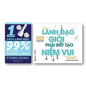 Hình ảnh Combo Sách Lãnh Đạo Hay: Thay Đổi 1% Cách Lãnh Đạo 99% Đạt Được Thành Công + Lãnh Đạo Giỏi Phải Biết Tạo Nên Niềm Vui