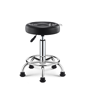 Ghế kỹ thuật viên nệm tròn CB2256-2P Nội thất Capta Ghế nệm pvc không tựa chân thép có bánh xe