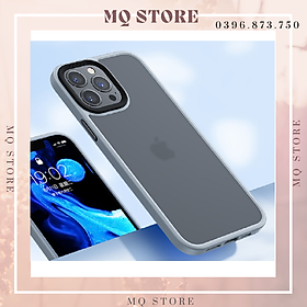 Ốp lưng viền màu lưng nhám trong chống sốc hiệu J-Case dành cho iPhone 11 Pro Max, 12 Pro Max( hàng chính hãng)