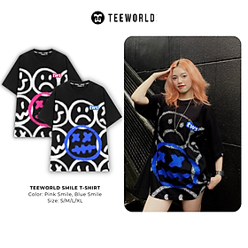 Áo Thun Local Brand Teeworld Smile T-shirt Nam Nữ Form Rộng Unisex