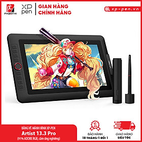 Bảng Vẽ Màn Hình XP-Pen Artist 13.3 Pro fullHD 91%Adobe RGB Lực Nhấn 8192 Cảm Ứng Nghiêng (Kèm Găng Tay Họa Sĩ Và Đế Nghiêng) - Hàng Chính Hãng