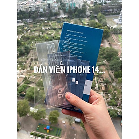 Mua Combo 5 bộ dán viền GOR cho iPhone 14 Pro Max  14 Pro  14 Plus  14  trong suốt ( dán 5 máy) Hàng nhập khẩu