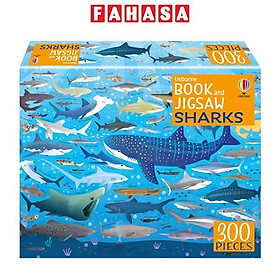 Sách ngoại văn: Usborne Book And Jigsaw - Sharks