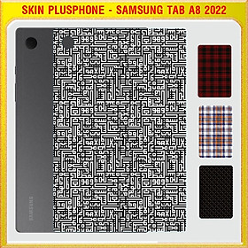 Mua Dán Skin cho mặt sau Samsung Tab A8 2022 10.5 inch in hình caro